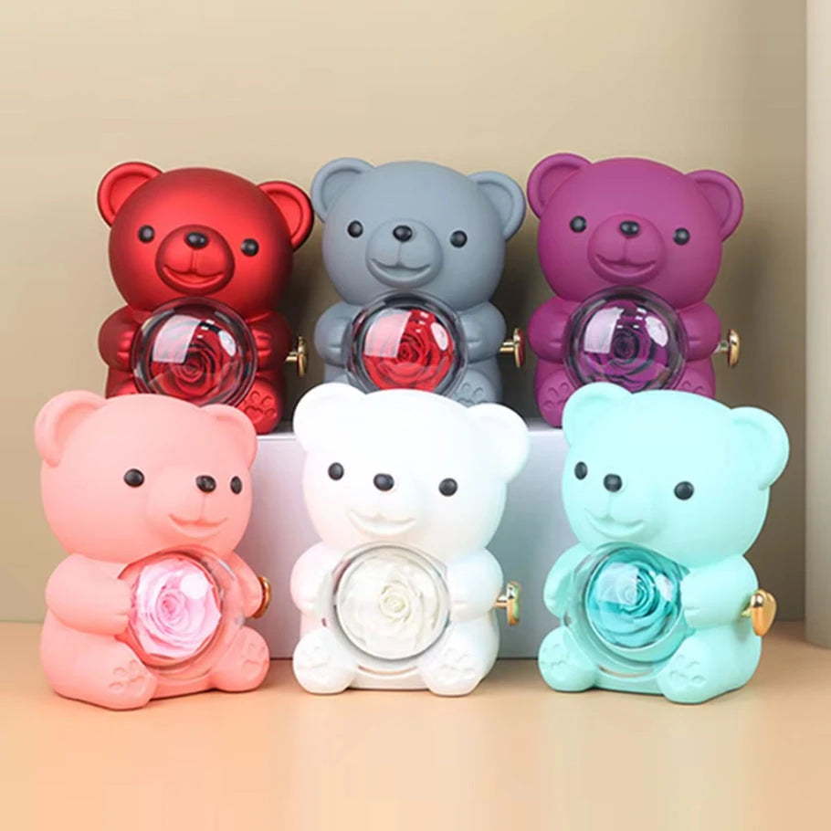 Coffrets Ours & Rose éternelle
