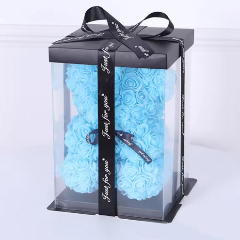 Box Teddy Rosa - Azul