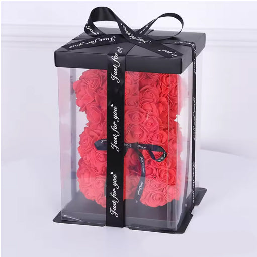 Box Teddy Rosa - Rojo